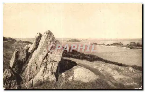 Ansichtskarte AK Cancale L Ile des Landes Phare de la Pierre