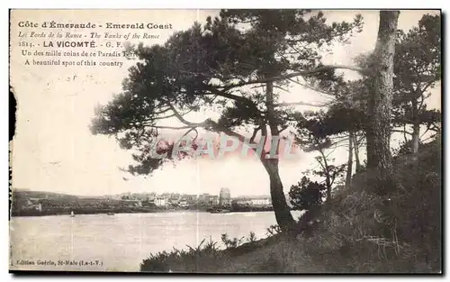 Cartes postales Cote d Emerande Emerald Coast Les Porde de la Rance The Banks of the Rance La Vicomte