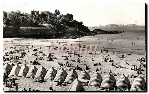 Cartes postales Dinard La Plage et la Malouine