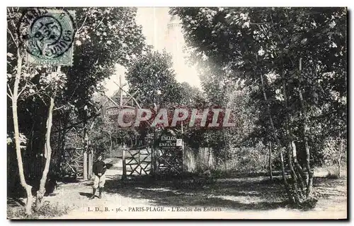 Cartes postales Parais Plage L Enclos des Enfants