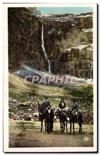 Ansichtskarte AK Gavarnie Retour du Cirque Ane Donkey