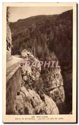Cartes postales Saint Claude Route de Septmoncel Lieu Dit Le saut Du Chien