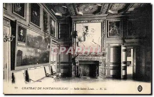 Cartes postales Chateau de Fontainebleau Salle Saint Louis