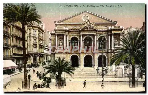 Ansichtskarte AK Toulon Le Theatre The Theatre