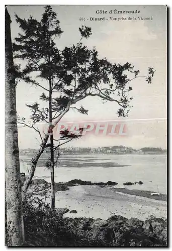 Cartes postales Cote d Emeraede Dinard Vue prise de la Vicomte