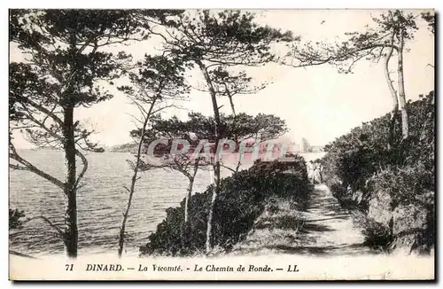 Ansichtskarte AK Dinard La Vicomte Le Chemin de Ronde