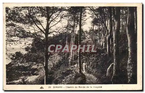 Ansichtskarte AK Dinard Chemin de Ronde la Vicomte