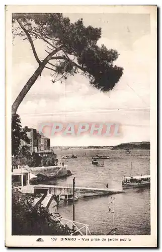 Cartes postales Dinard Vue prise du jardin public