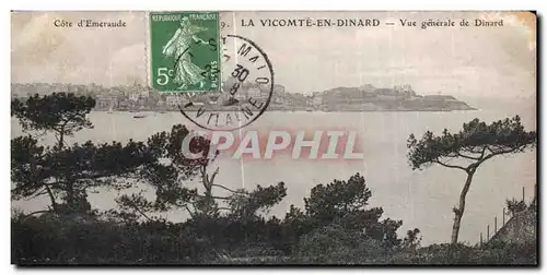Cartes postales La Vicomte En Dinard Vue generale de Dinard