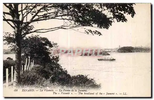 Ansichtskarte AK Dinard La Vicomte La Pointe de la Jument Bateau