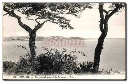 Cartes postales Dinard Vue generale Prise de la Vicomte