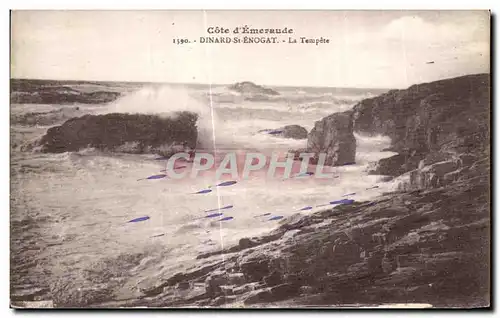 Cartes postales Dinard St Enogat La Tempete