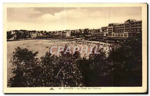 Cartes postales Dinard La Plage de I Ecluse