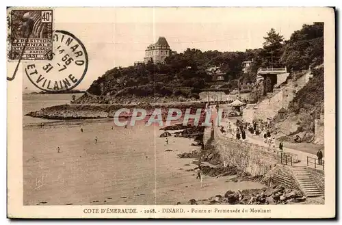 Ansichtskarte AK Dinard Pointe et Promenade du Moulinet