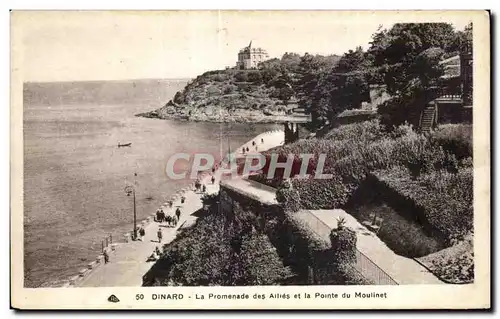 Ansichtskarte AK Dinard La promenade des Ailies et la Pointe du Moulinet