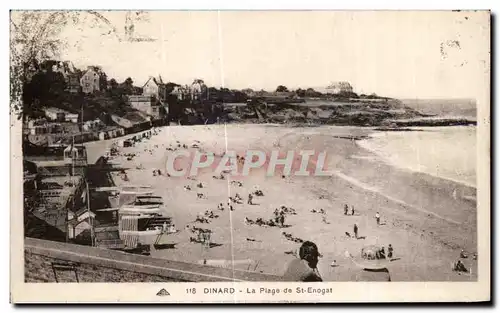 Ansichtskarte AK Dinard La Plage de St Enogat