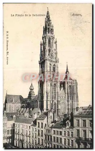 Cartes postales La Fleche de la Cathedrale Anvers