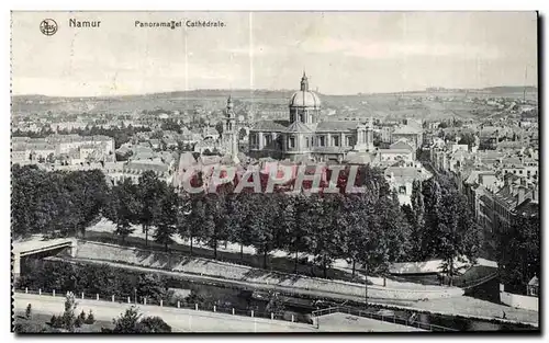 Cartes postales Namur Panorama et Cathedrale