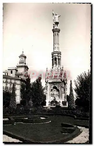 Cartes postales Madrid Monumento a Colon