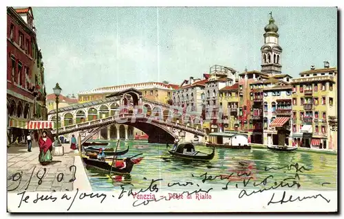 Cartes postales Venezia Porte di Rialto