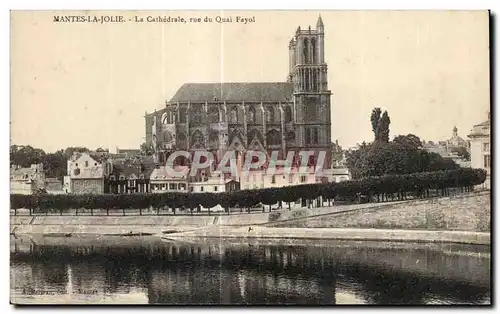 Ansichtskarte AK Mantes La Jolie La rue du Quai Fayol