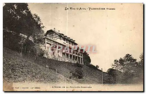Ansichtskarte AK Le Val d Ajol Plombieres (Vosges) Hotel de la Feuillee Dorothee