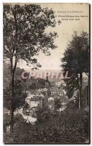 Ansichtskarte AK Les Vosges Illustrees Plombieres les Bains dans son nid