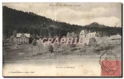 Cartes postales Vallee de Celles (Vosges) Vue de la Menelle