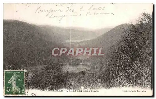 Cartes postales Gerardmer Valle des deux Lacs