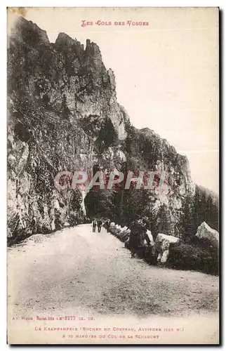 Ansichtskarte AK Les Cols des Vosges Le Krappenfels Rocher du corbeau Schlucht