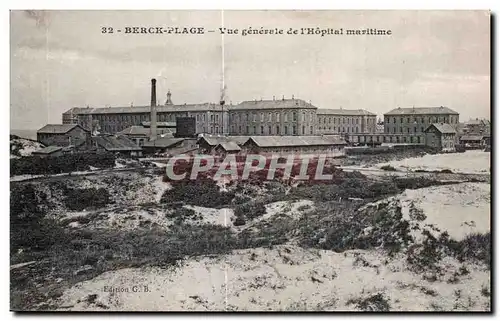 Cartes postales Breck Plage Vue generale de l Hoptial maritime