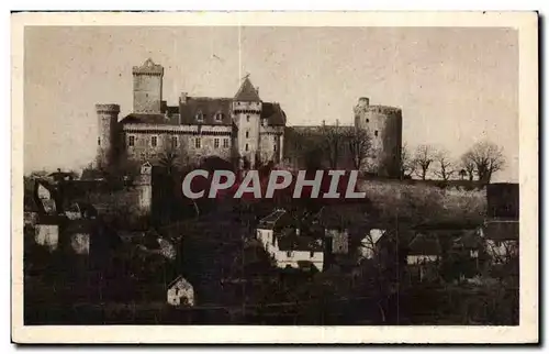 Cartes postales Chateau de Castelnau pres Bretenoux Vue d ensemble