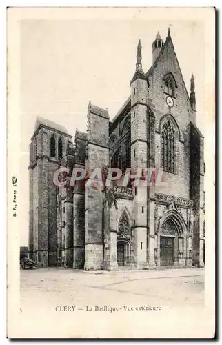 Cartes postales Clery La Basilique Vue exterieure