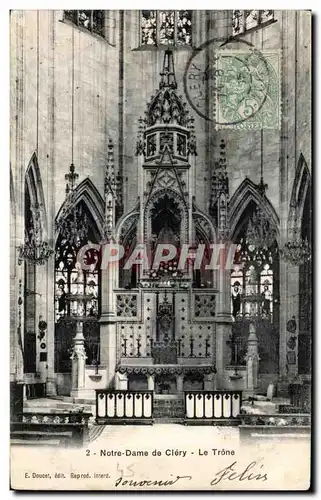 Ansichtskarte AK Notre Dame de Clery Le Trone