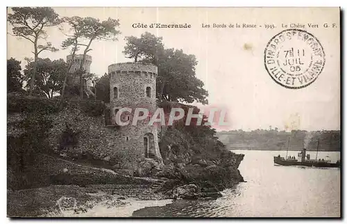 Ansichtskarte AK Cote d Emeraude Les Bords De La Rance Le Chene Vert Bateau