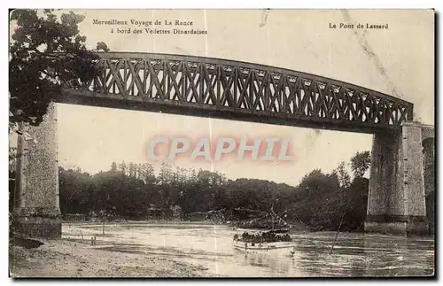 Ansichtskarte AK Merveilleux Voyage de La Rance a bord des Vedettes Dinardaises Le Pont de Lessard