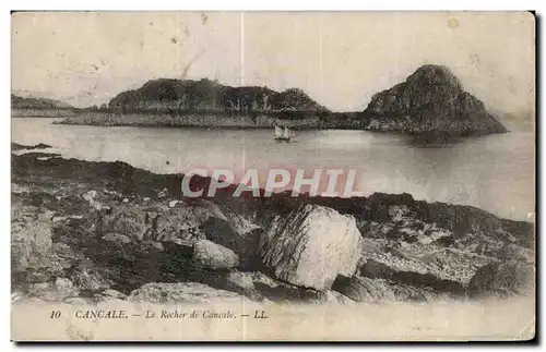 Ansichtskarte AK Cancale Le Rocher de Cancale