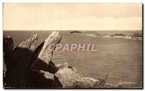 Ansichtskarte AK Cancale Pointe du Grouin Rochers