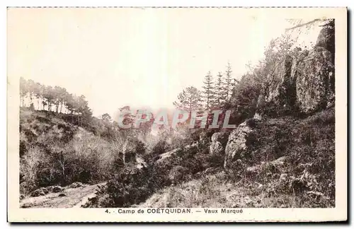 Cartes postales Camp de Coetquidan Vaux Marque