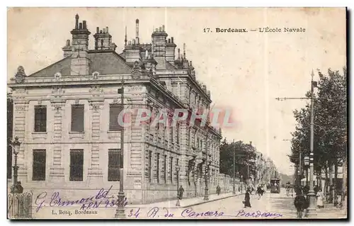 Cartes postales Bordeaux L Ecole Navale