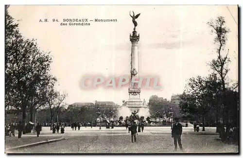 Cartes postales Bordeaux Monument des Girondins