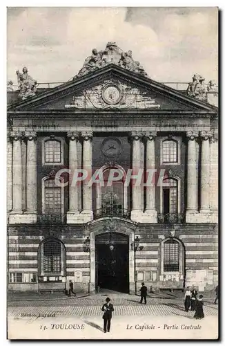 Cartes postales Toulouse Le Capitole Partie Centrale