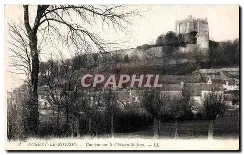 Cartes postales Nogent Le Rotrou Une vue sur le Chateau St Jean