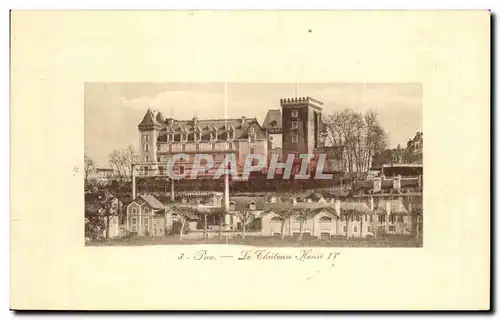 Cartes postales Pau Le Chateau Henri IV