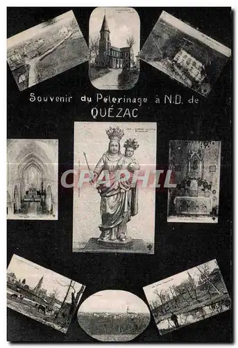 Cartes postales Souvenir du Pelerinage a ND de Quezac