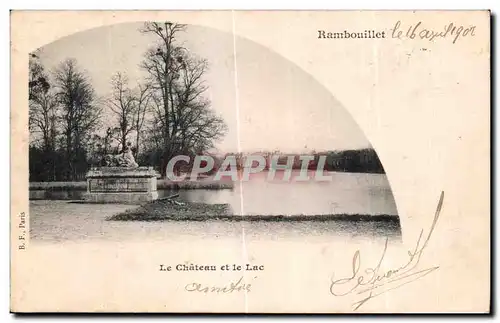 Cartes postales Rambouillet Le Chateau et le Lac