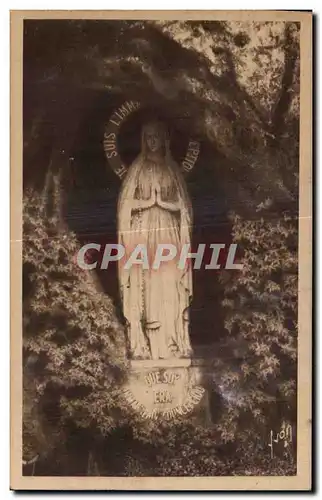 Cartes postales Lourdes La Vierge de la Grotte Miraculeuse