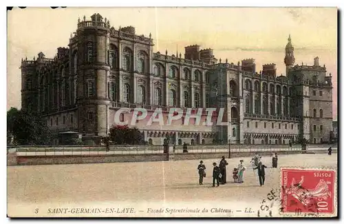 Cartes postales Saint Germain En Laye Facade Septentrionale du Chateau