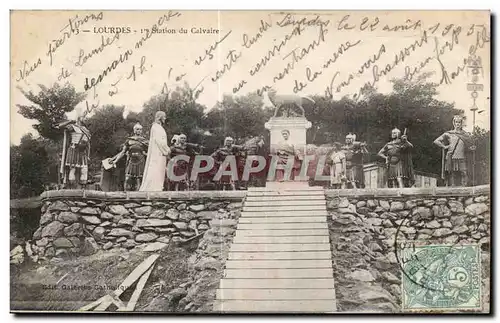Cartes postales Lourdes Le Station du Calvaire