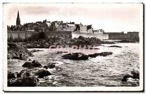 Ansichtskarte AK Saint Malo La Ville et les Remparts